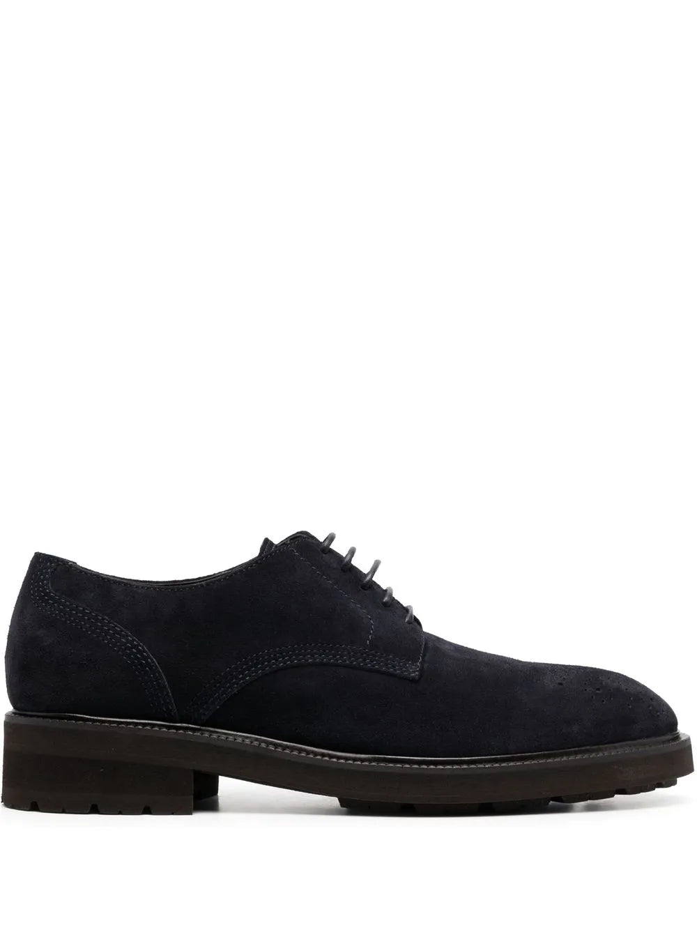 Zegna suede lace-up derby shoes