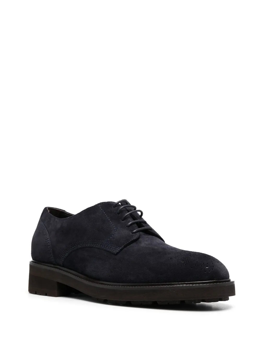 Zegna suede lace-up derby shoes