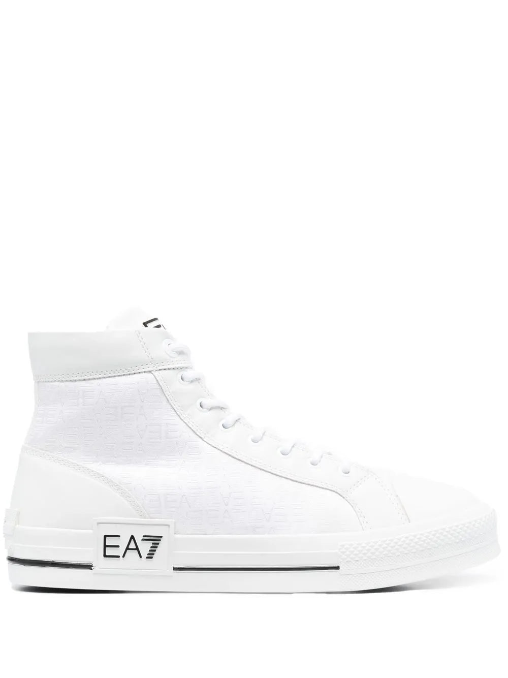 Ea7 Emporio Armani lace-up high-top sneakers