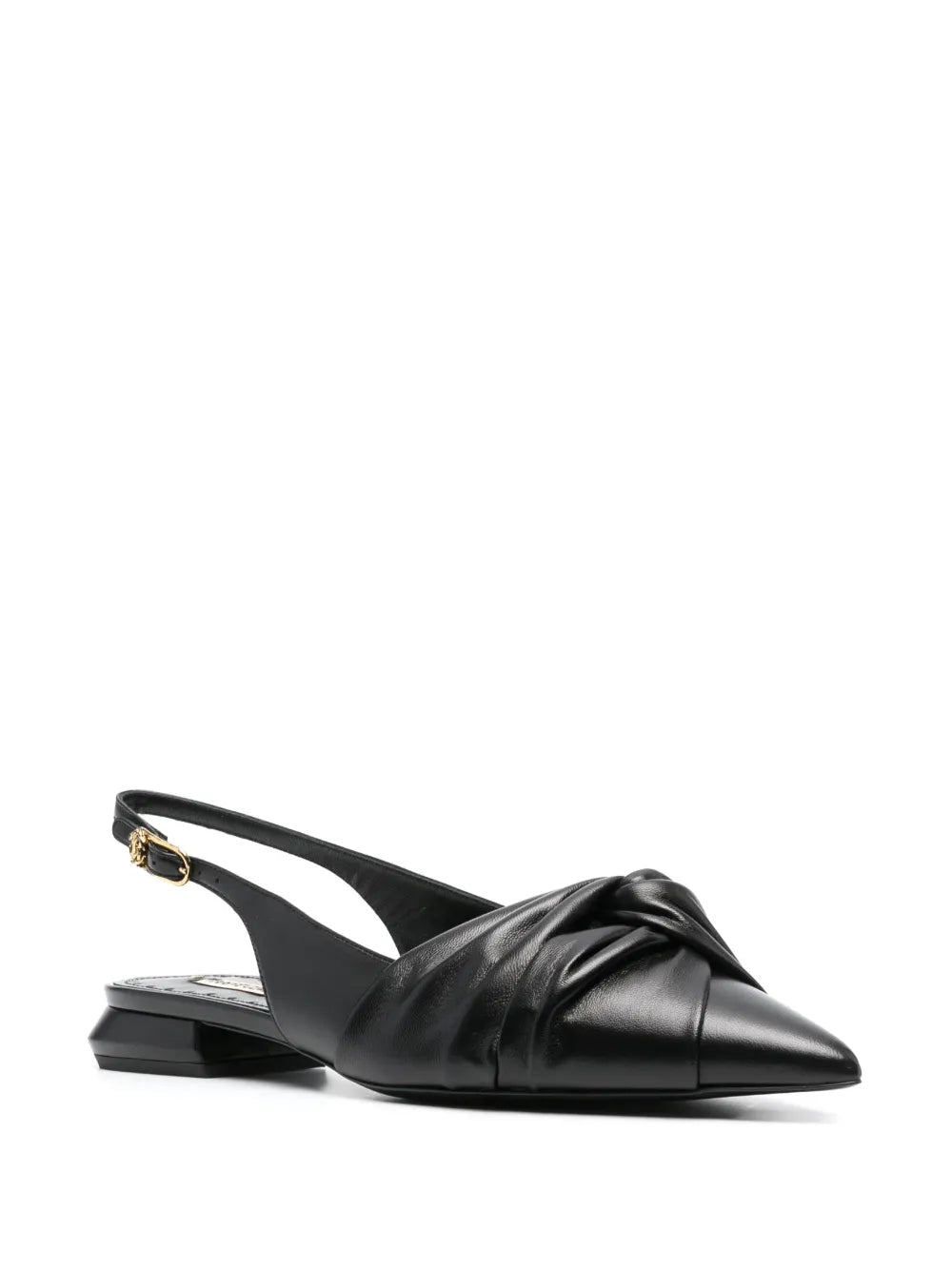 Roberto Cavalli 25mm low-block heel ballerinas