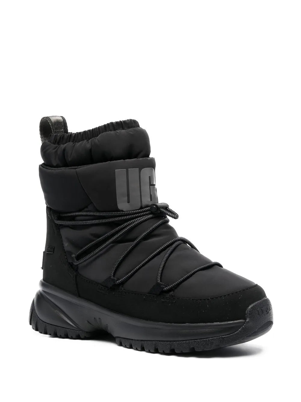 UGG padded logo-print boots