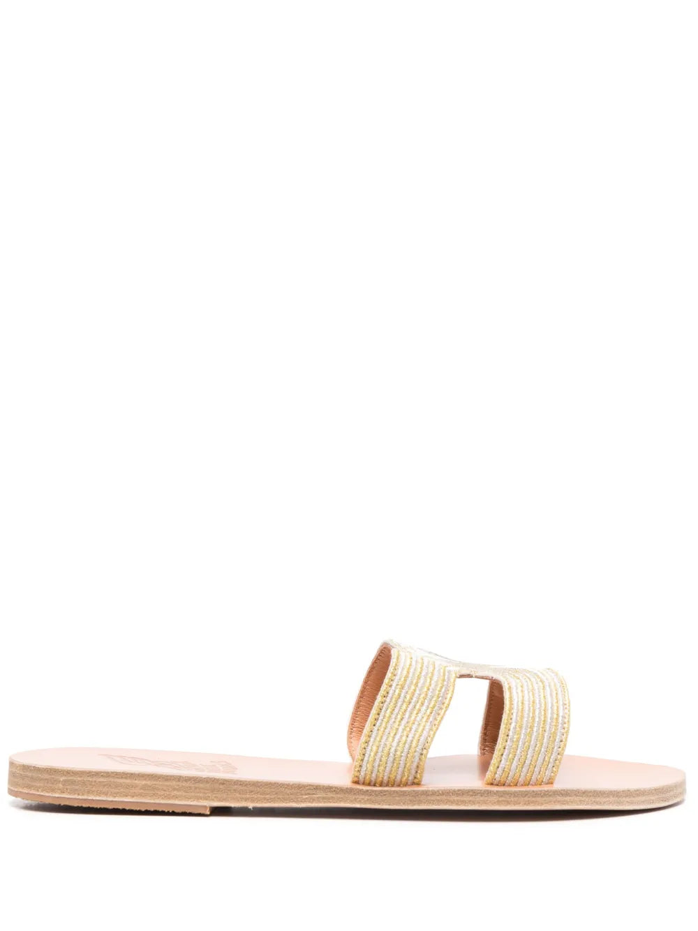 Ancient Greek Sandals Kentima double-strap slides