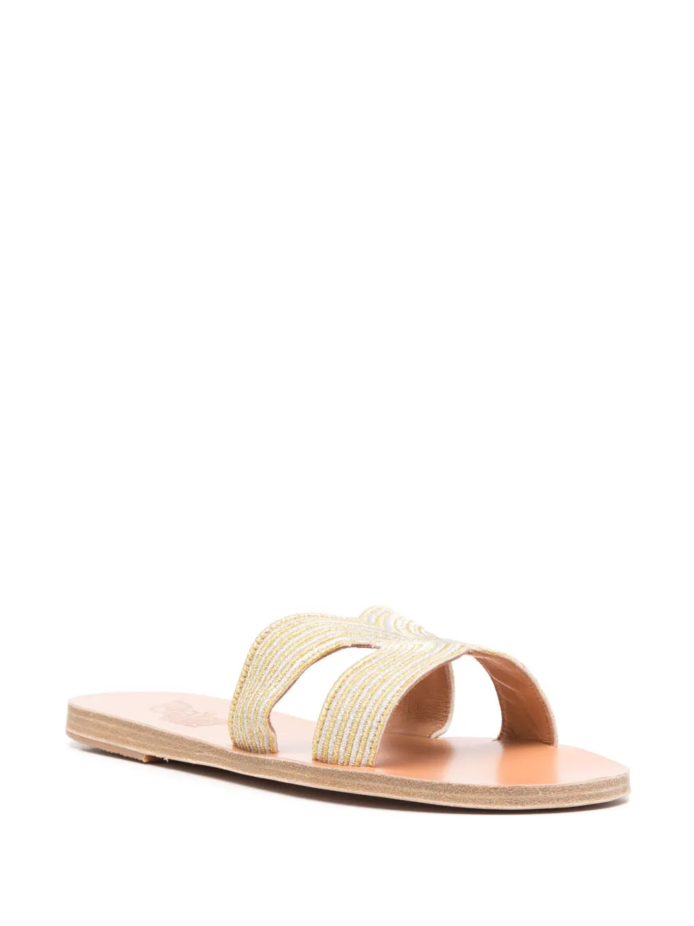 Ancient Greek Sandals Kentima double-strap slides