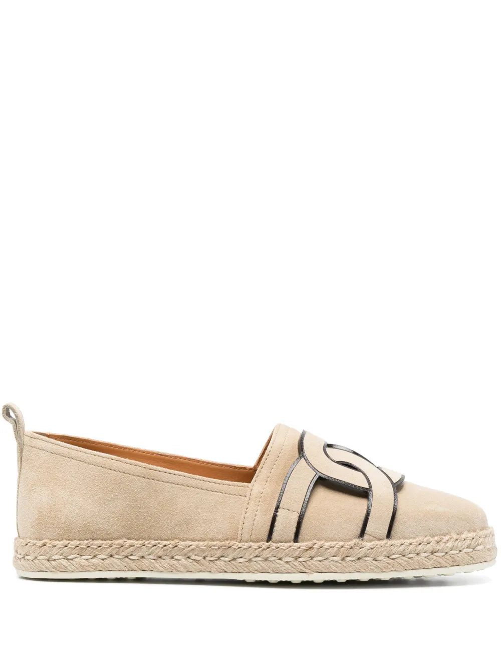Tod's chain-link detail espadrilles