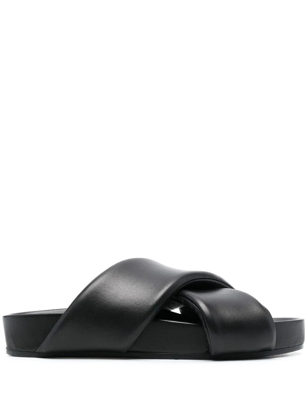 Jil Sander crossover-strap detail slides