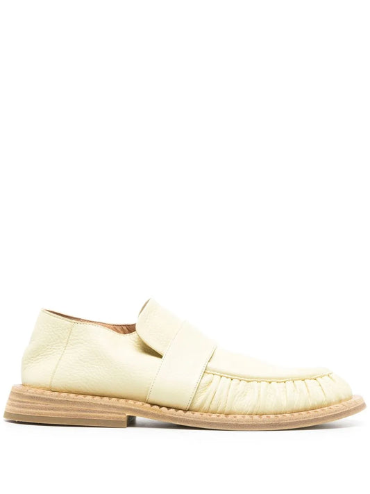 Marsèll round-toe ruched leather loafers