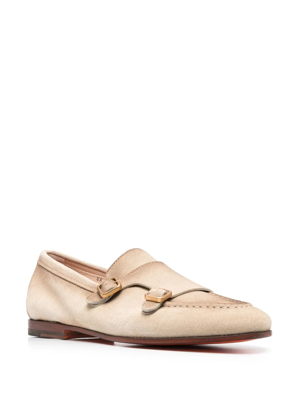 Santoni buckle-detail monk shoes