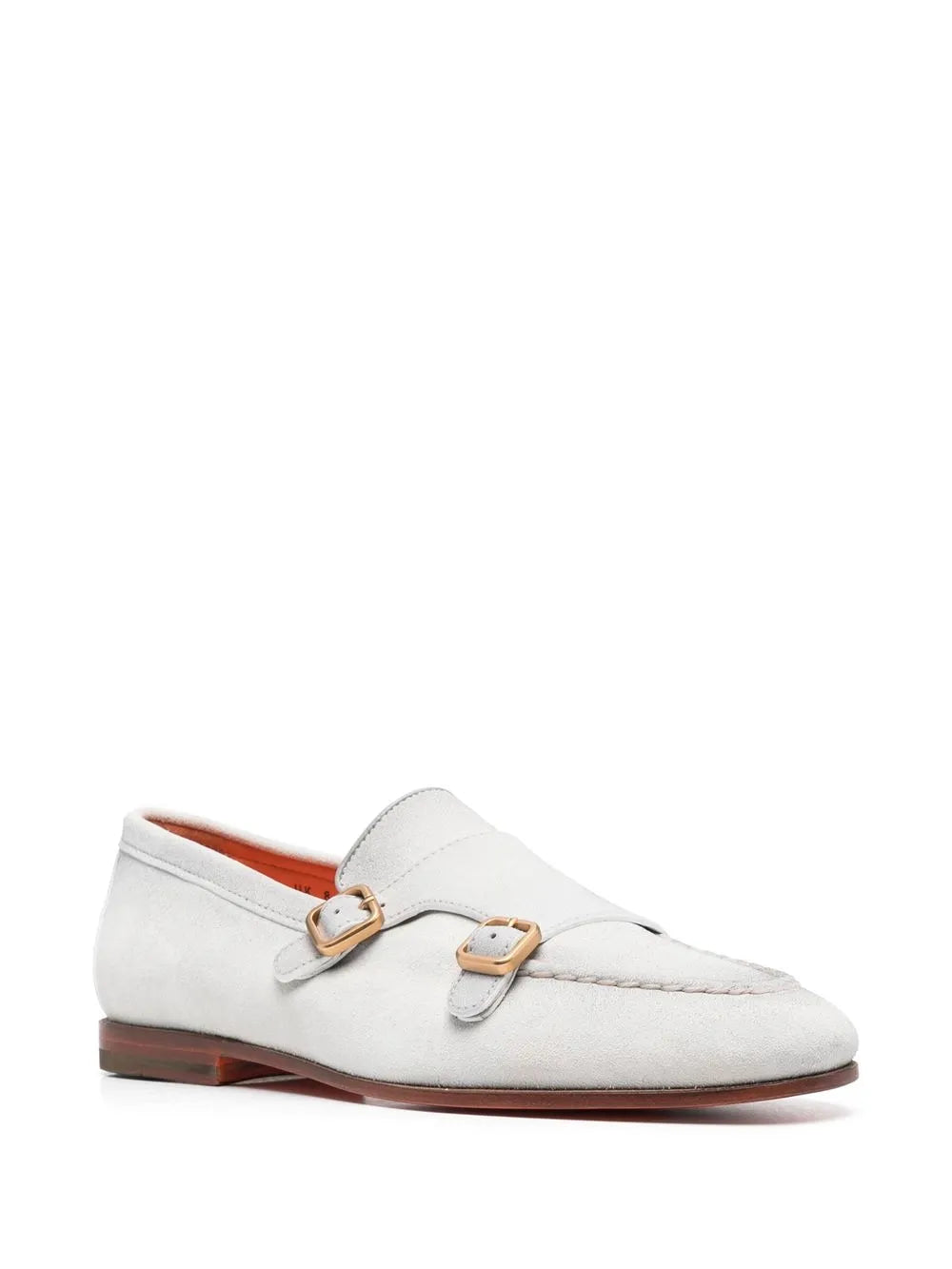 Santoni buckled monk shoes