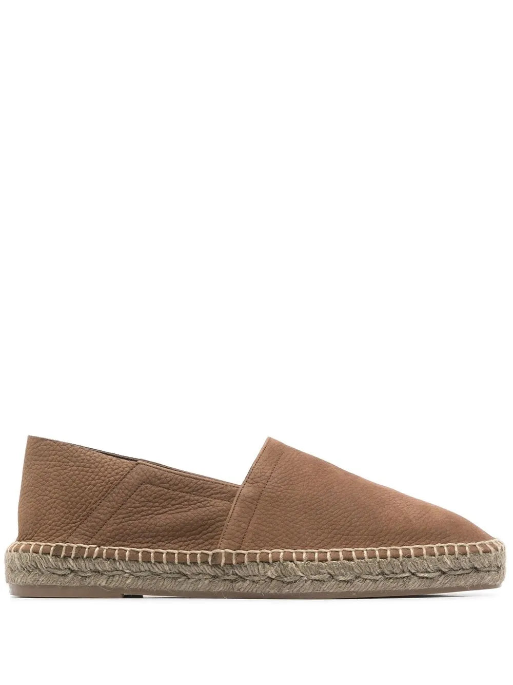 TOM FORD grained leather espadrilles
