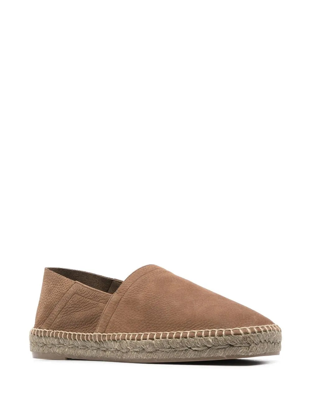 TOM FORD grained leather espadrilles