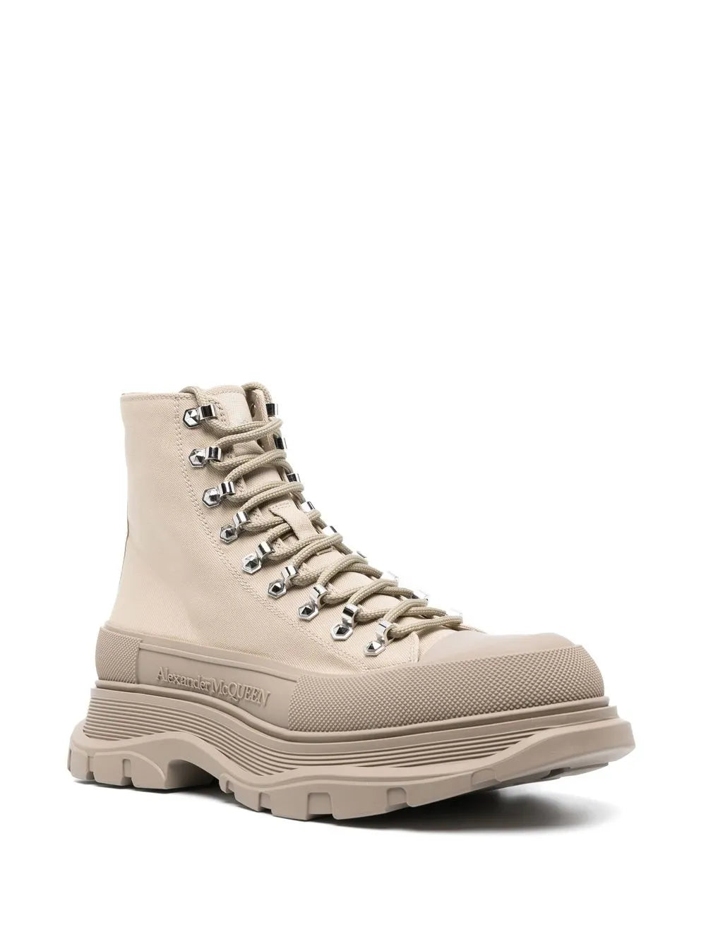 Alexander McQueen 70mm chunky lace-up boots