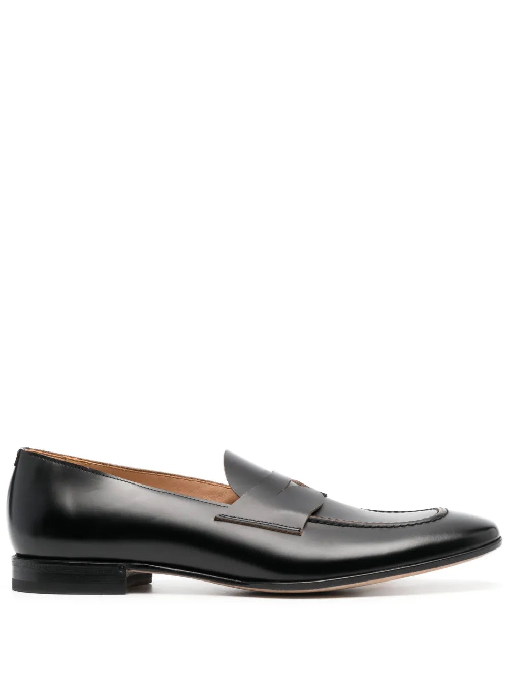 Lidfort leather penny loafers