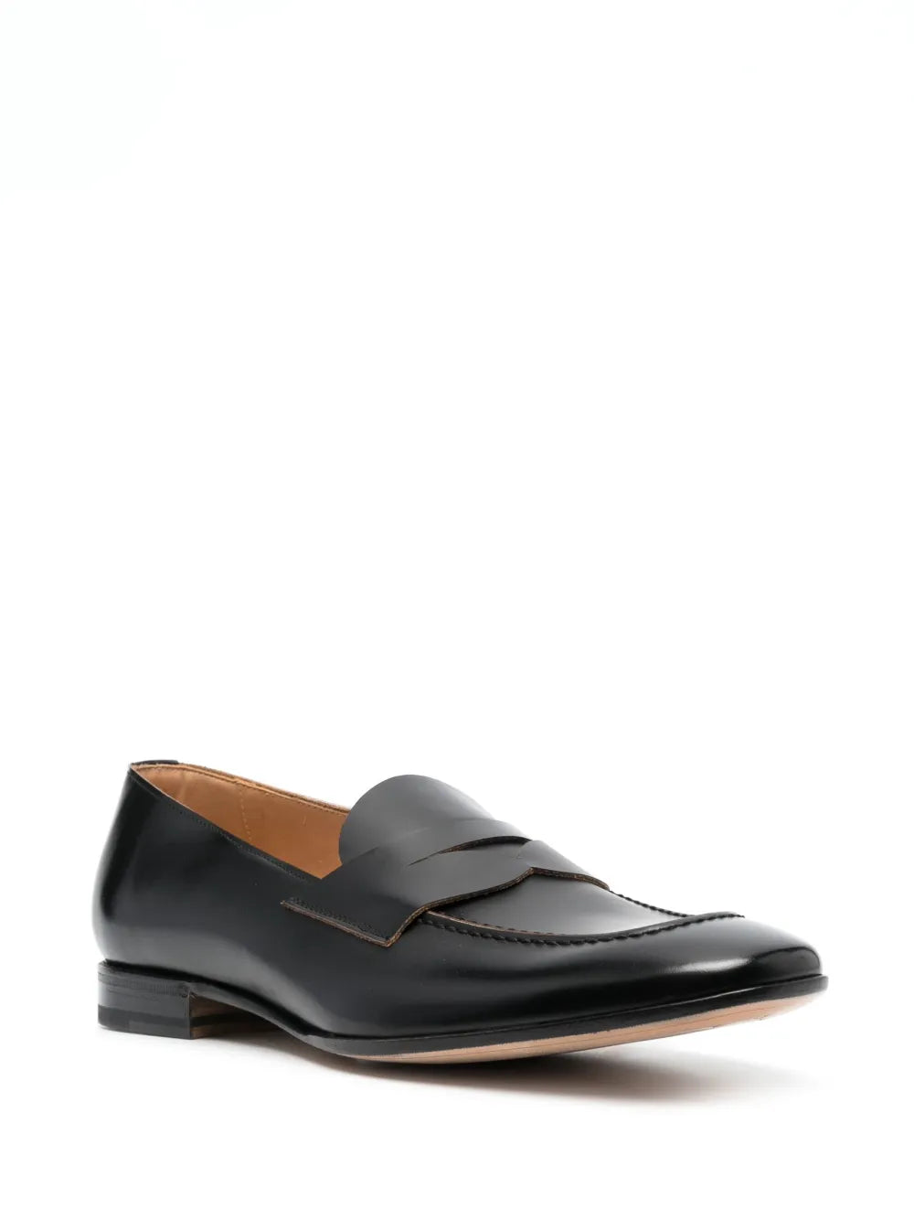 Lidfort leather penny loafers