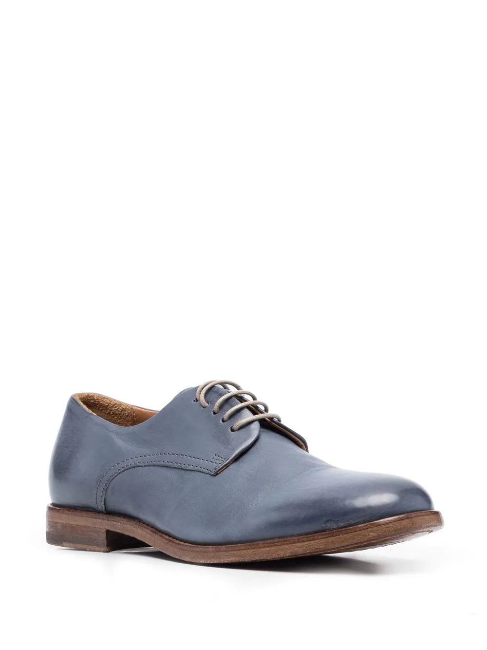 Moma faded leather brogues