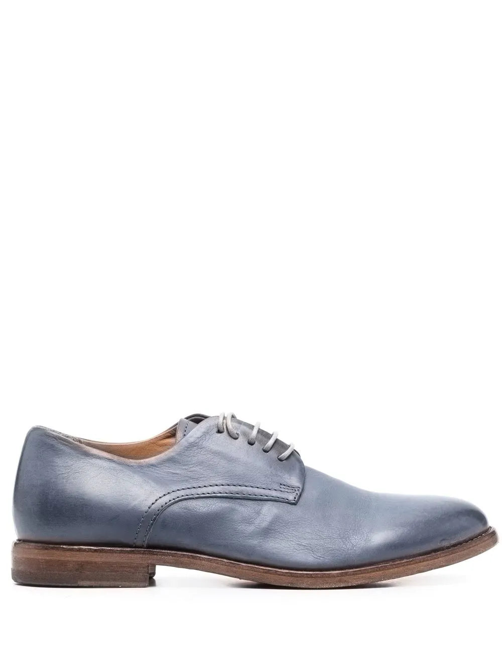 Moma faded leather brogues