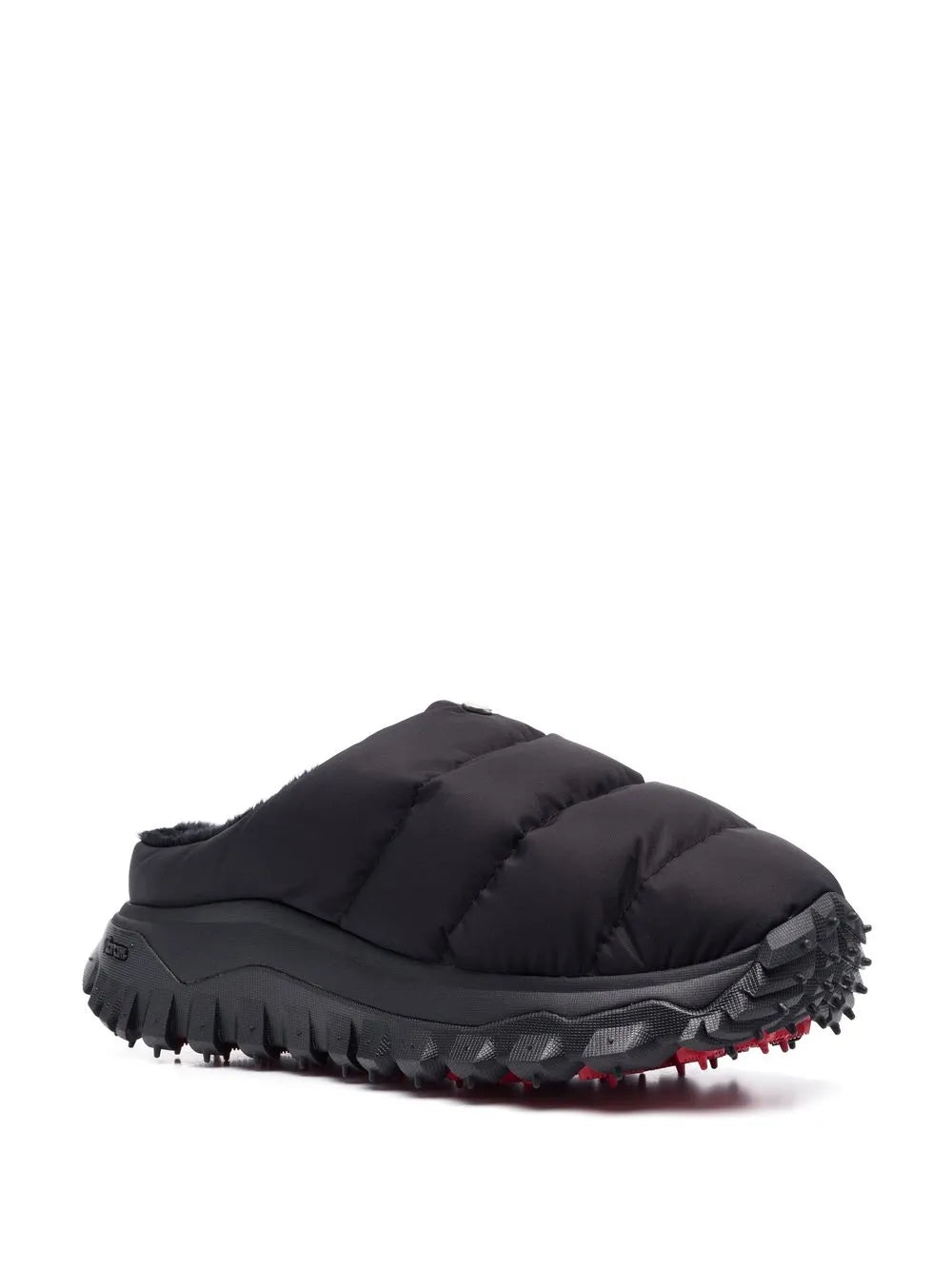 6 MONCLER 1017 ALYX 9SM faux fur-lined quilted sliders