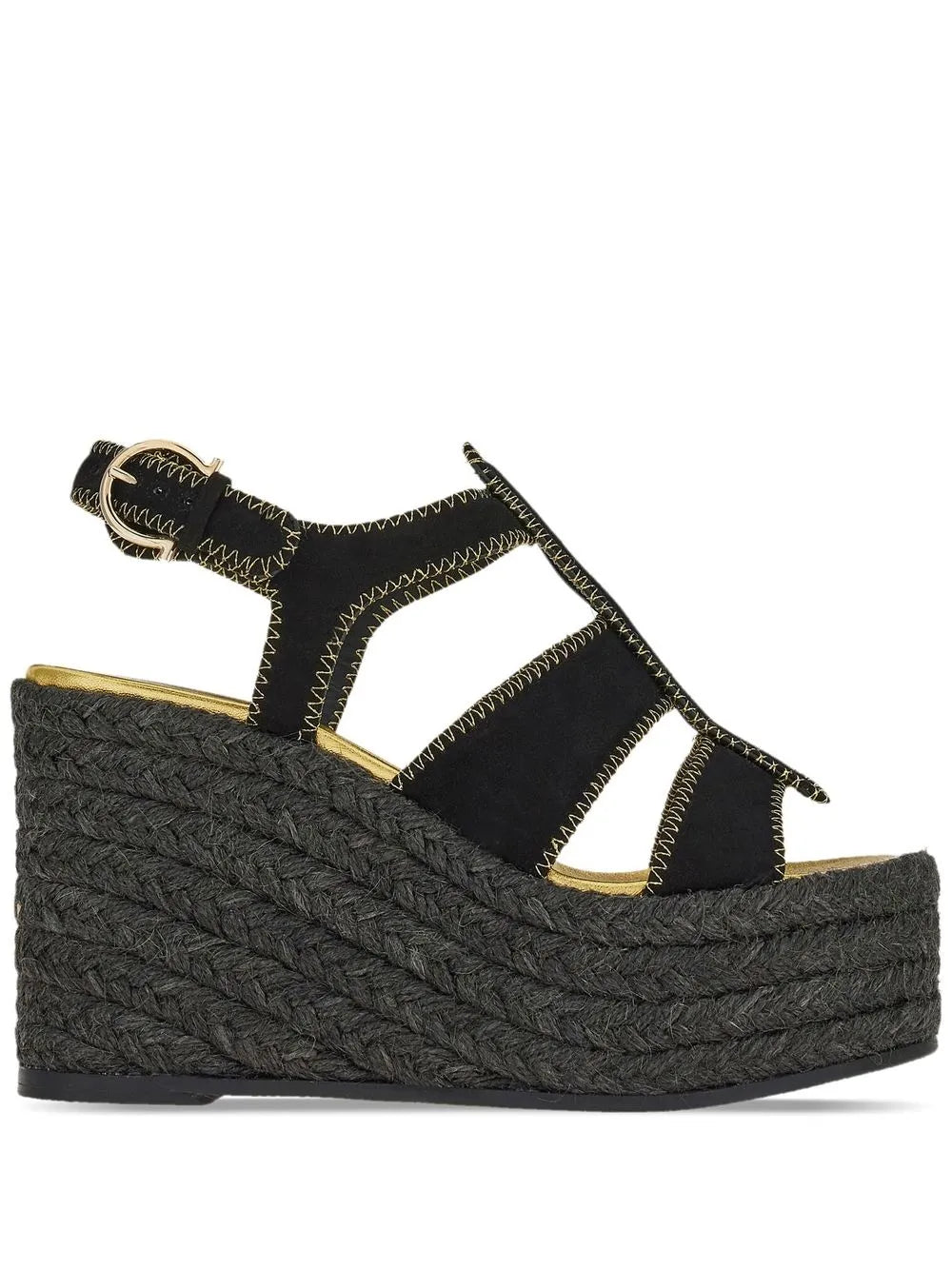 Ferragamo 55mm espadrille wedge sandals