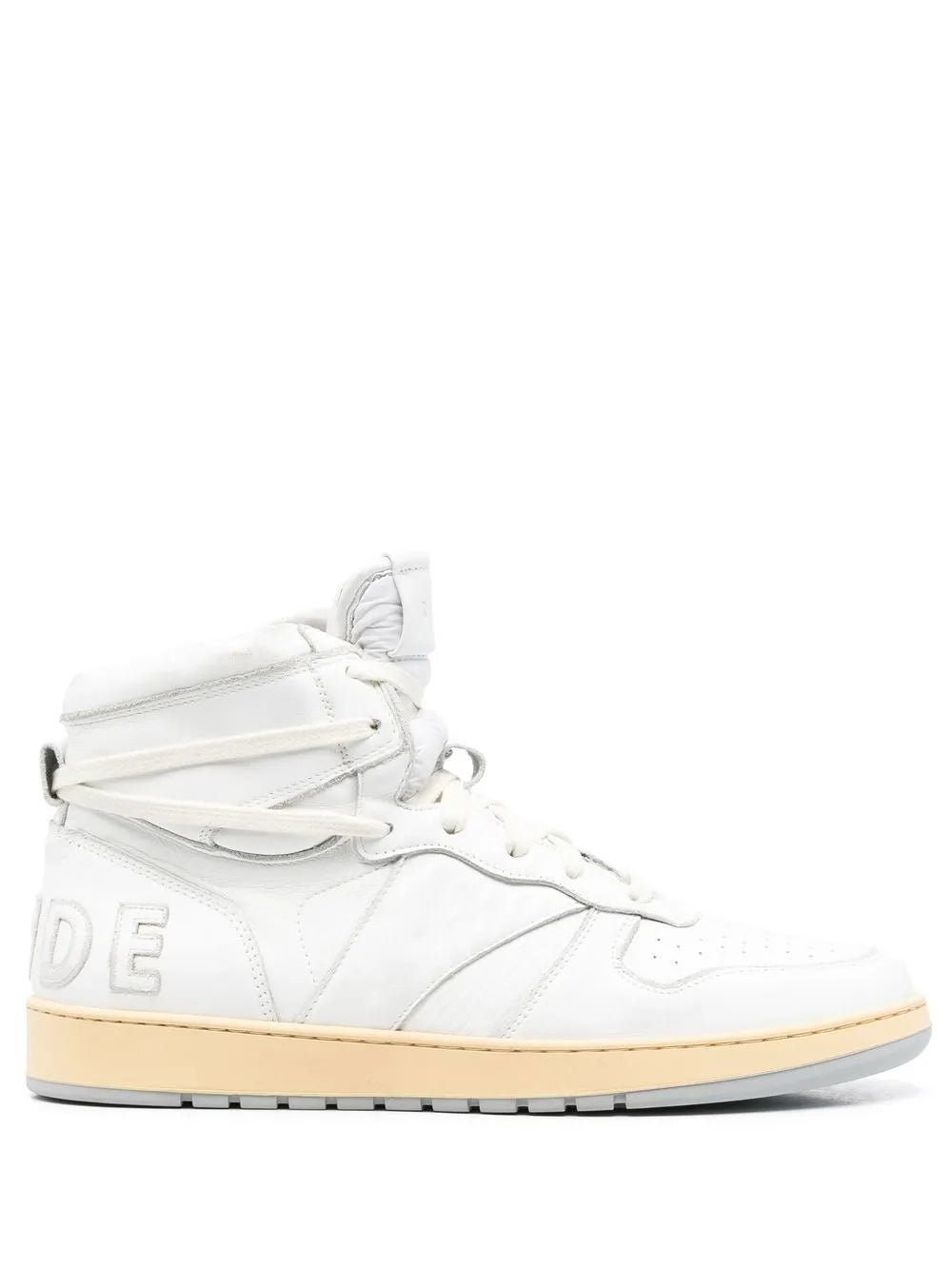 RHUDE logo patch hi-top sneakers