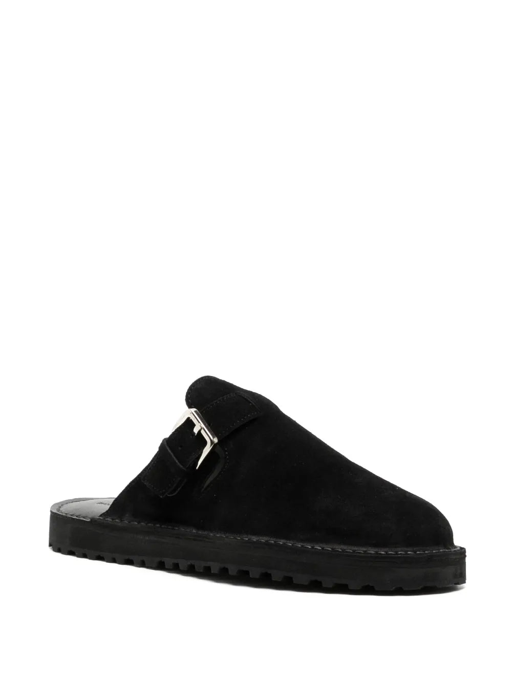 Comme des Garçons Homme decorative-buckle leather slides