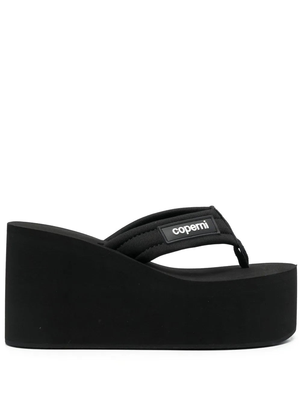 Coperni logo-patch wedge sandals
