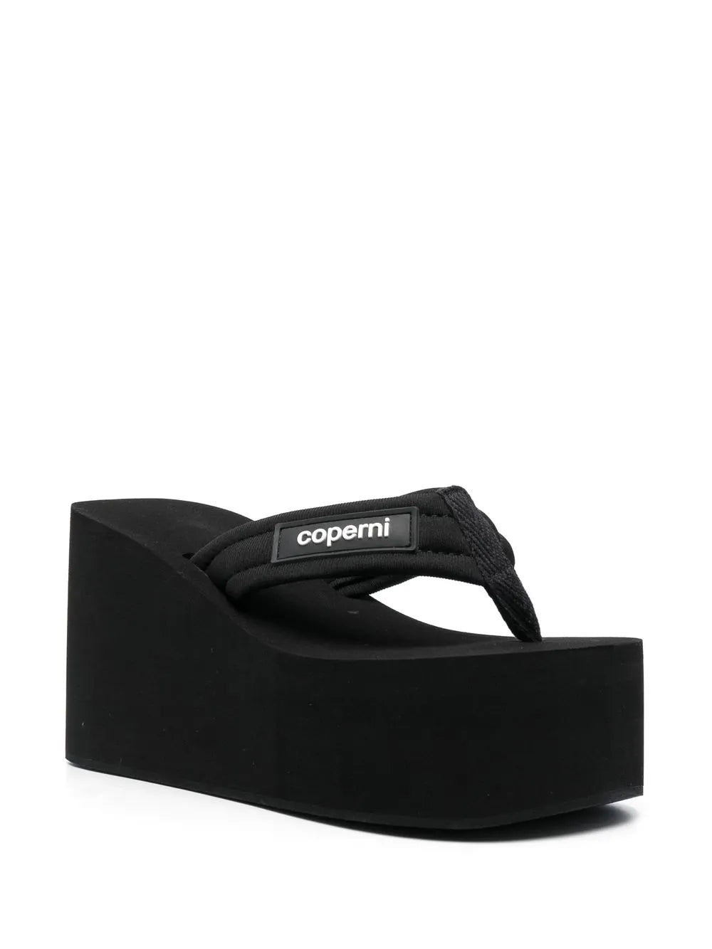 Coperni logo-patch wedge sandals
