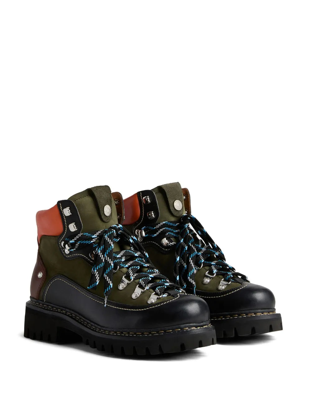 DSQUARED2 panelled leather hiking boots