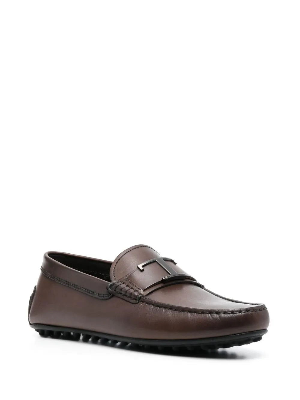 Tod's almond-toe T-buckle loafers