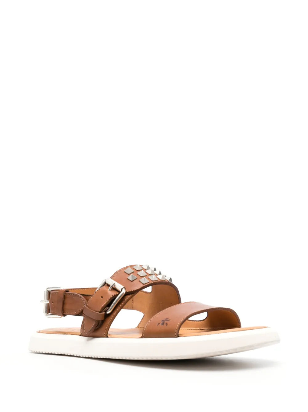 Premiata silver-tone stud-detailing leather sandals