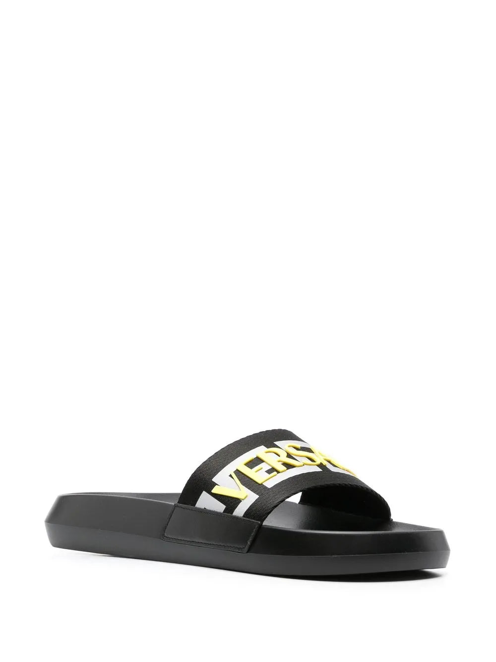 Versace La Greca raised-logo slides