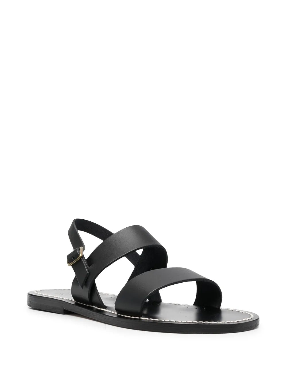 K. Jacques contrast-stitching calf-leather sandals