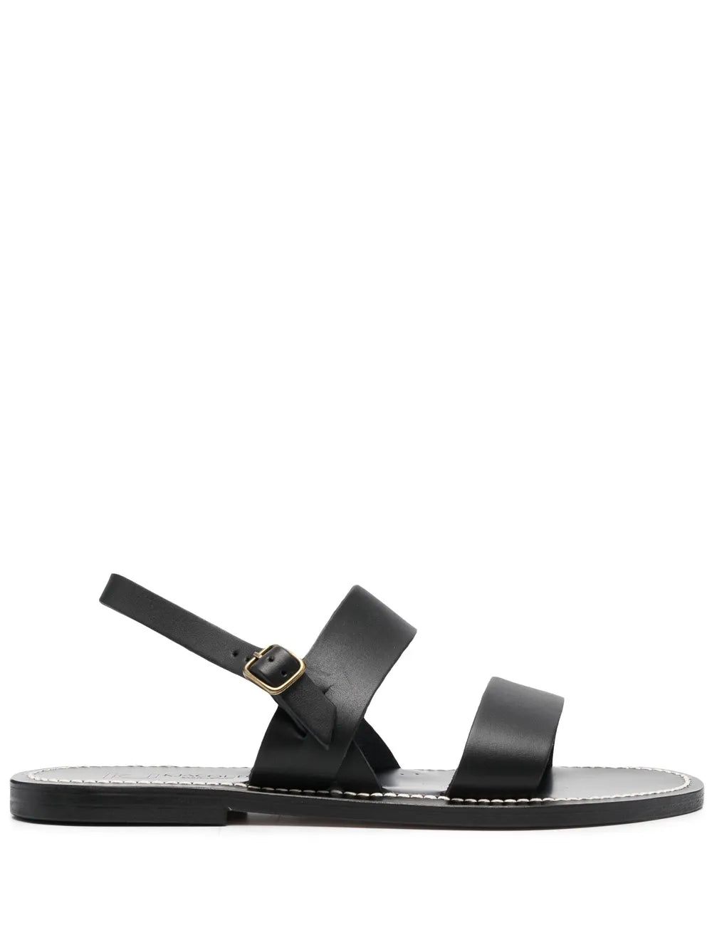 K. Jacques contrast-stitching calf-leather sandals