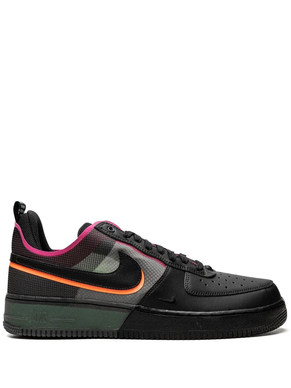Nike Air Force 1 React "Black/Pink Prime" sneakers