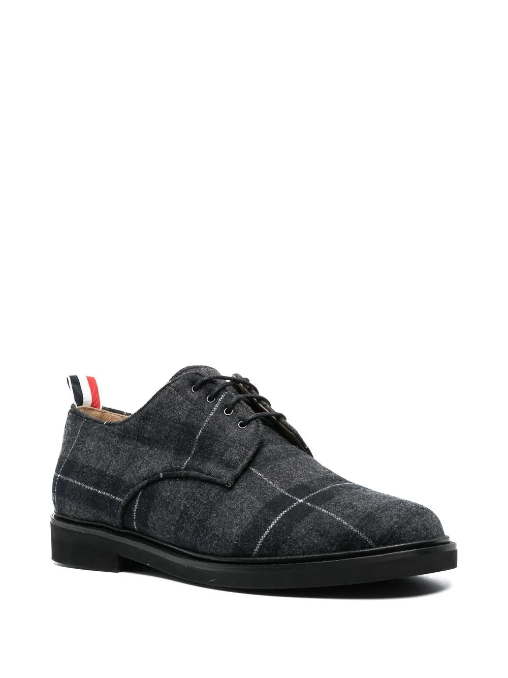 Thom Browne tartan-check derby shoes