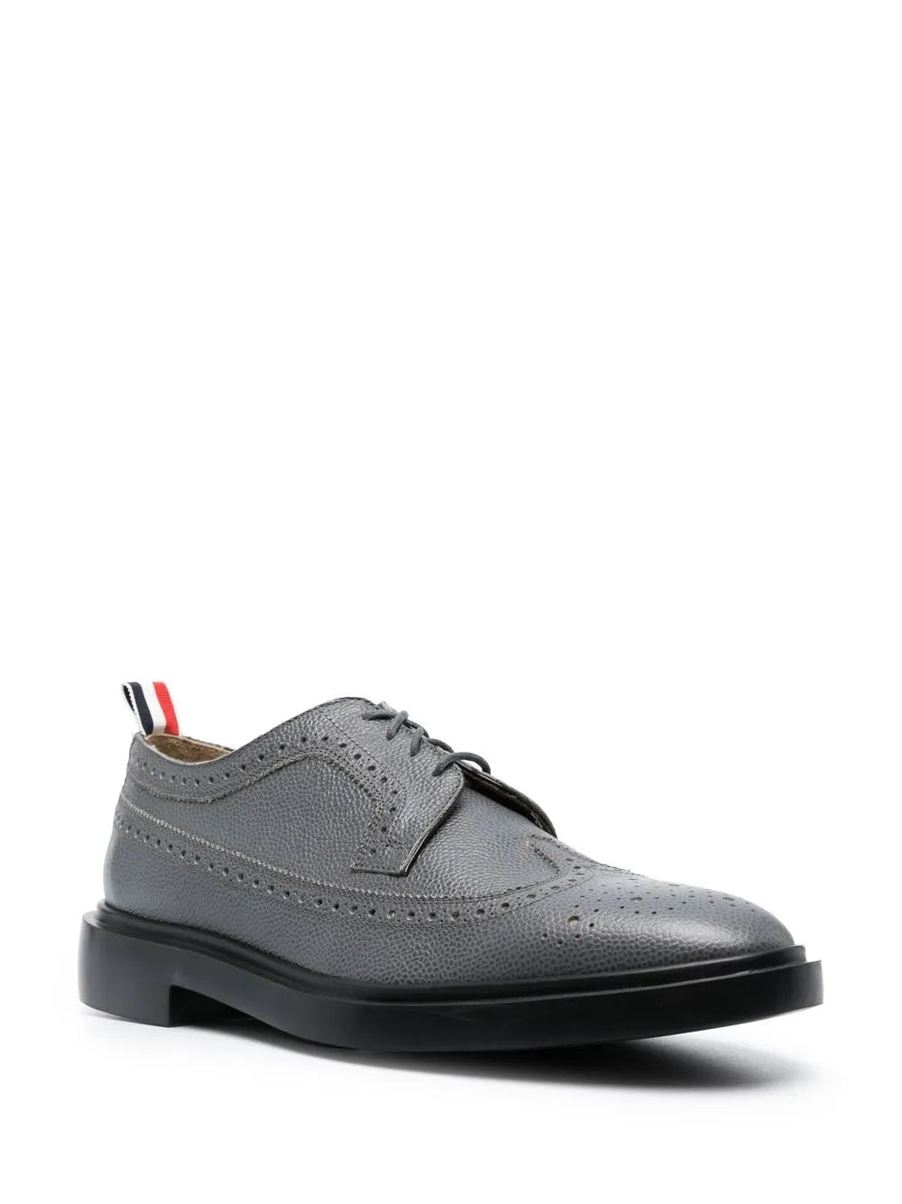 Thom Browne almond-toe leather brogues