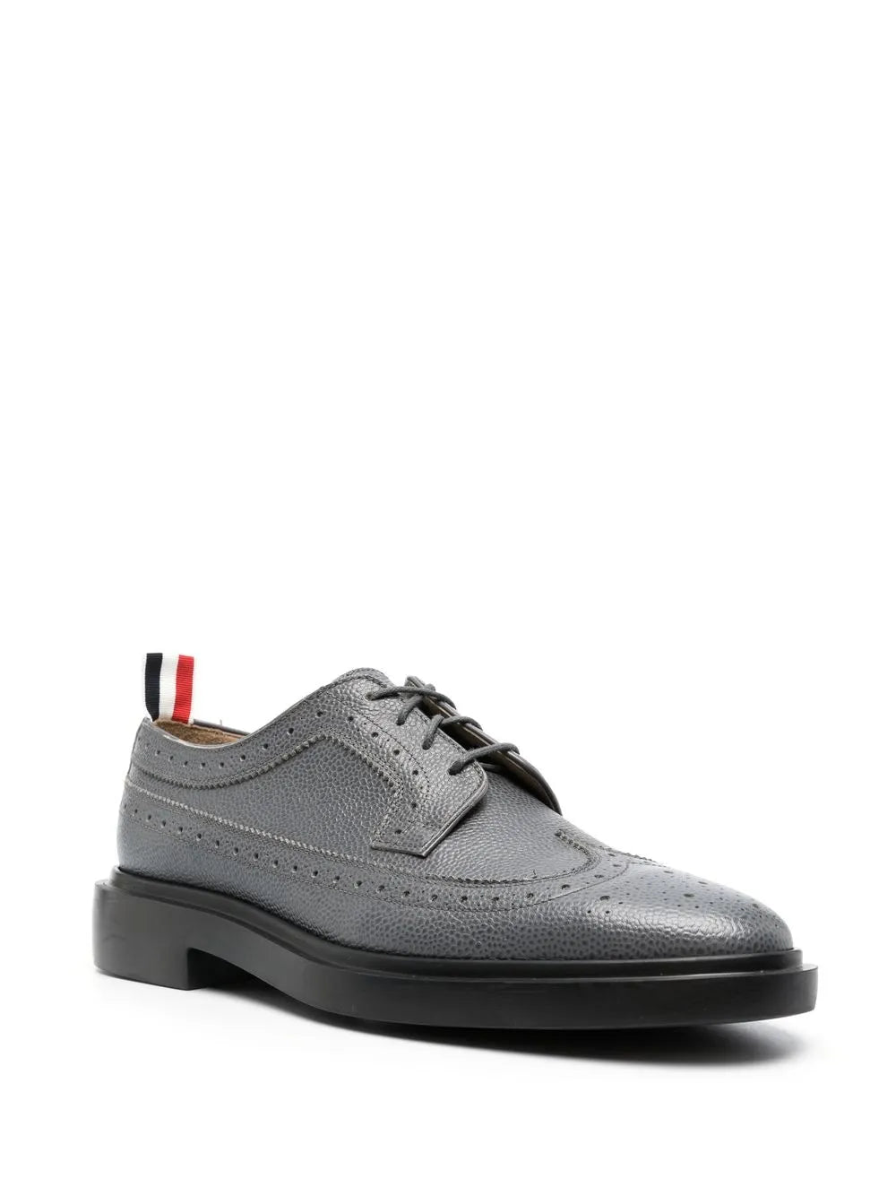 Thom Browne almond-toe leather brogues