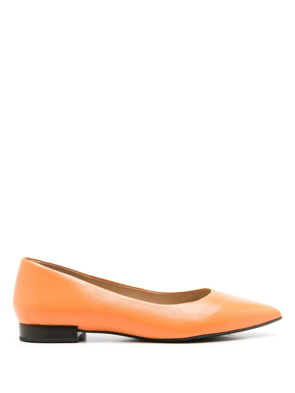 Sarah Chofakian Francesca leather ballerina shoes