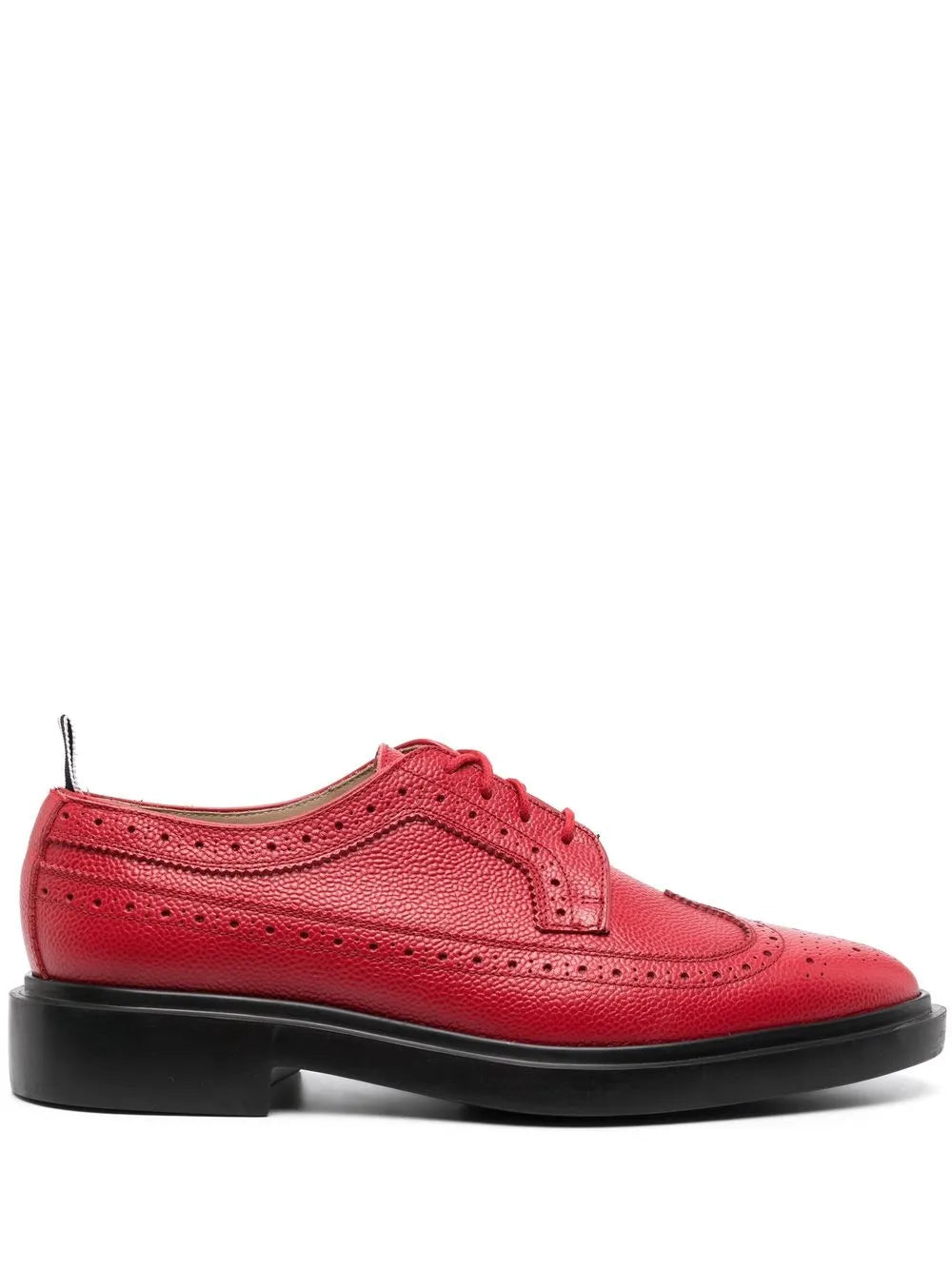 Thom Browne almond-toe leather brogues