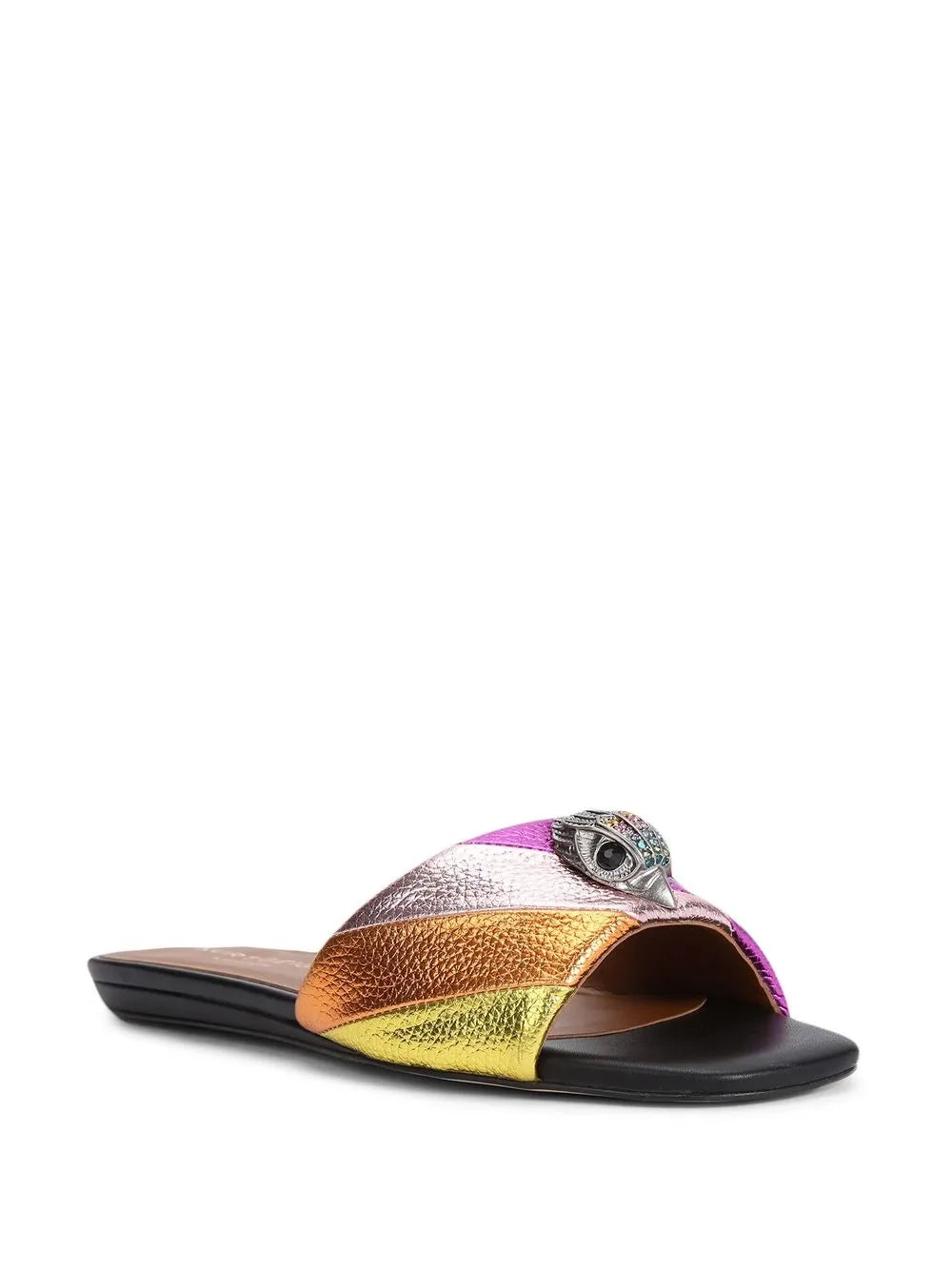 Kurt Geiger London Kensington Flat quilted sandals
