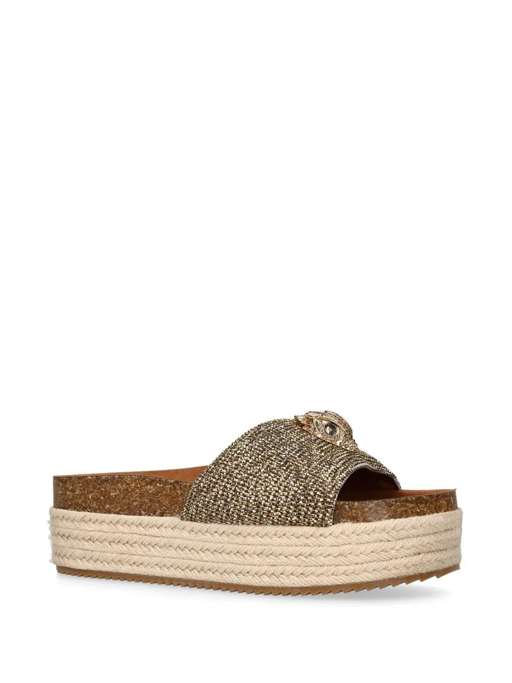 Kurt Geiger London Kensington appliqué-detail flatform espadrilles