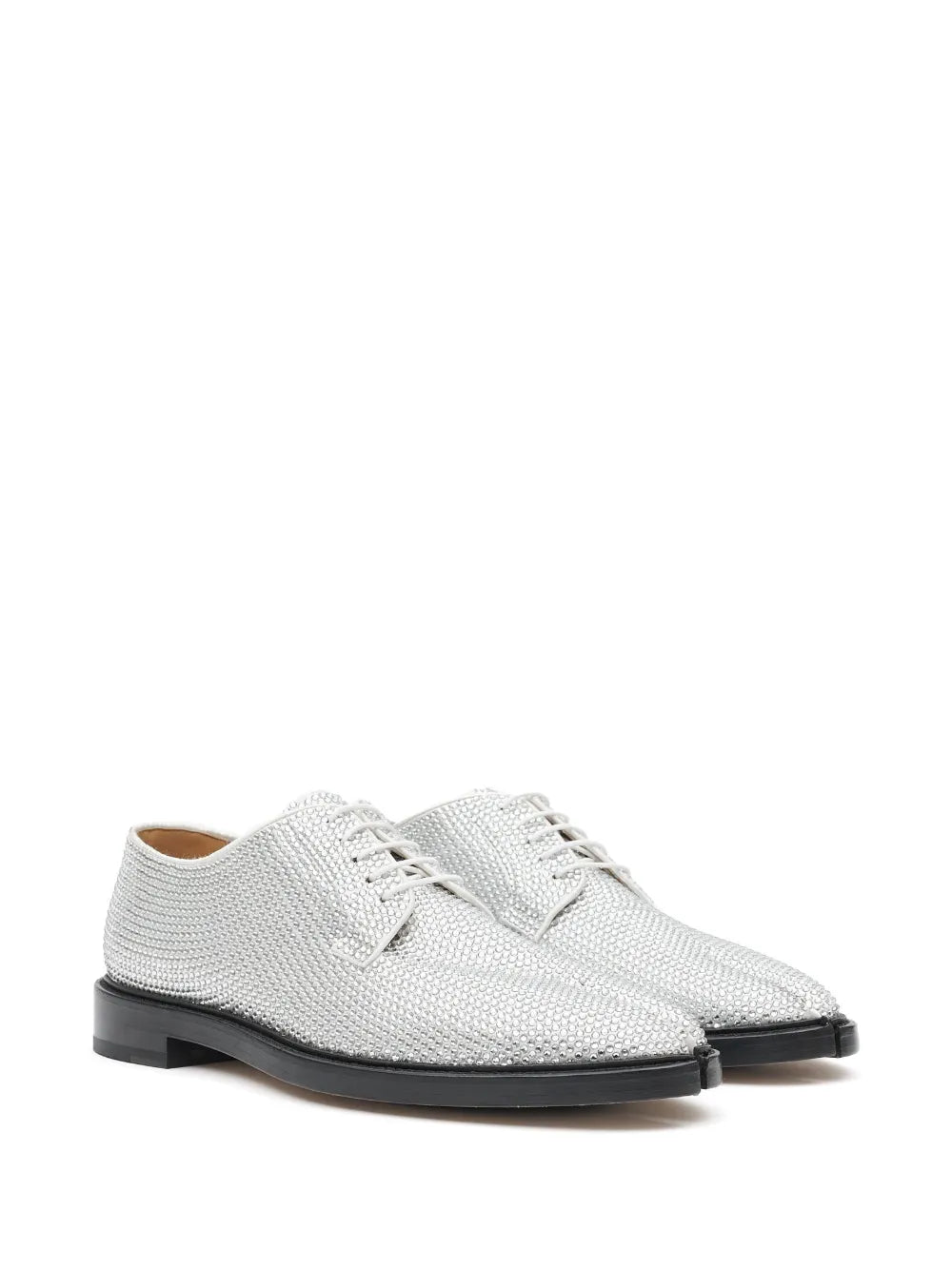Maison Margiela Tabi rhinestone-embellished Derby shoes