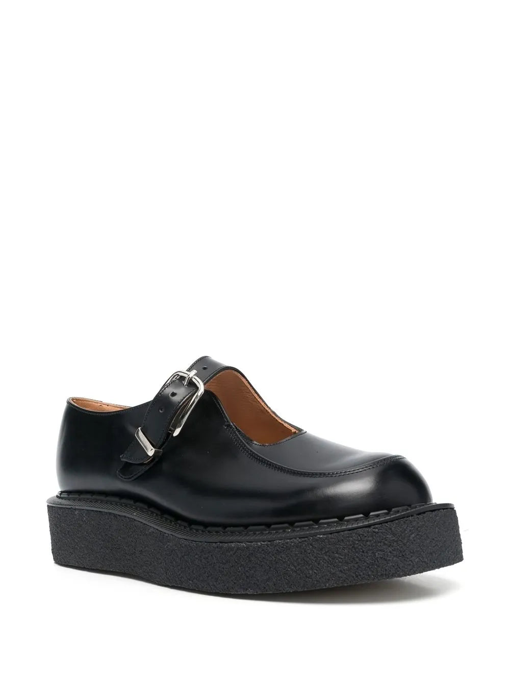 Comme des Garçons Homme Plus cut-out leather monk shoes