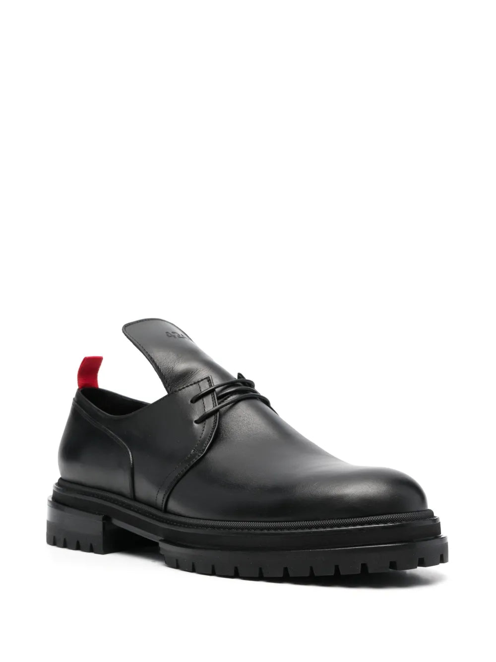 424 embossed-logo brogues