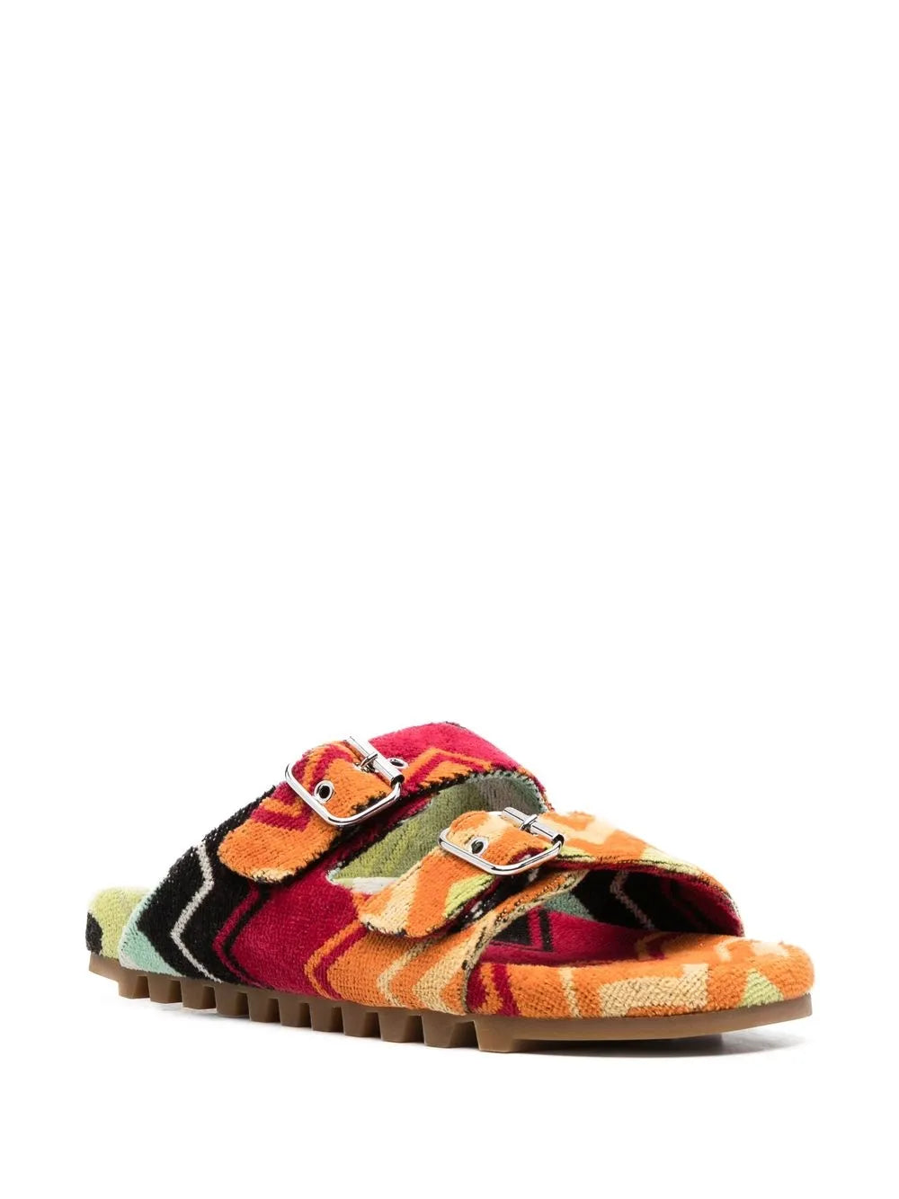 Missoni zigzag-print buckled sandals