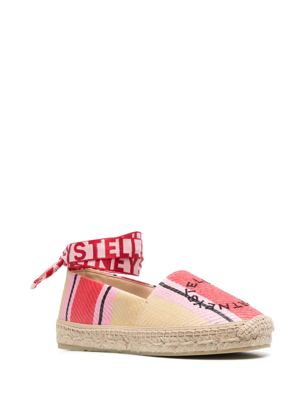 Stella McCartney embroidered-logo flat espadrilles