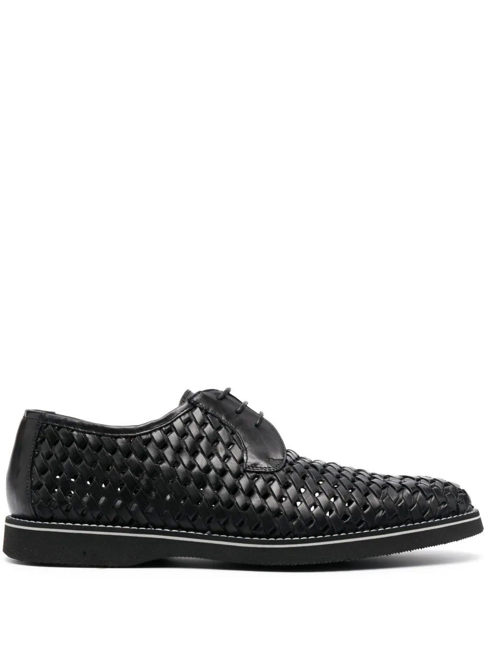 Casadei Vintage leather derby shoes