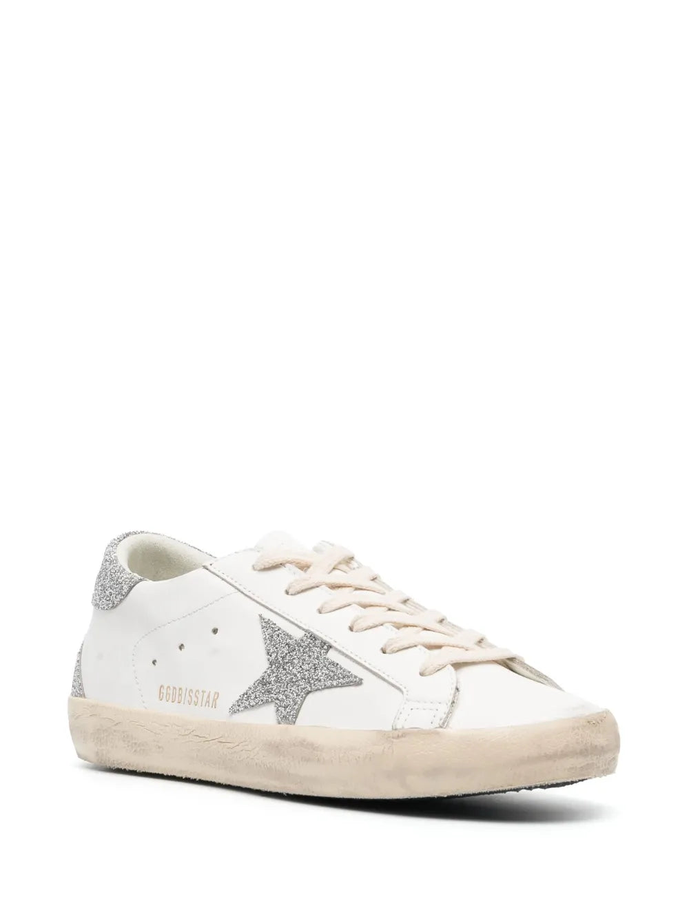 Golden Goose Superstar glitter-embellished sneakers