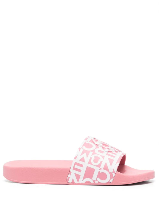 Moncler logo-strap slides