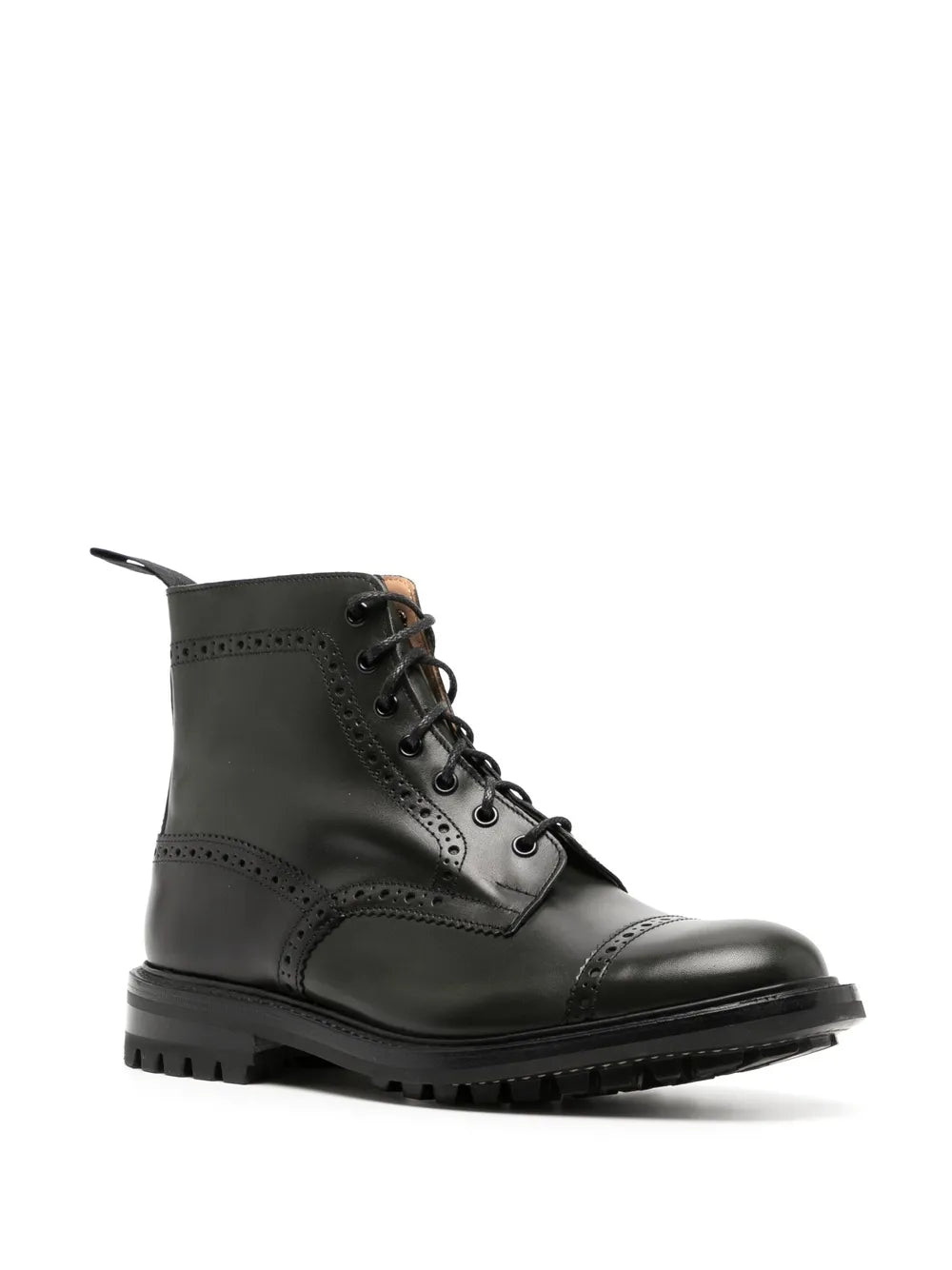 Tricker's lace-up leather ankle boots