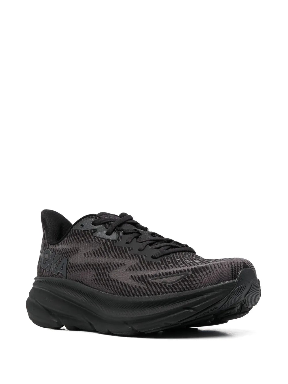 HOKA mesh-panel lace-up sneakers