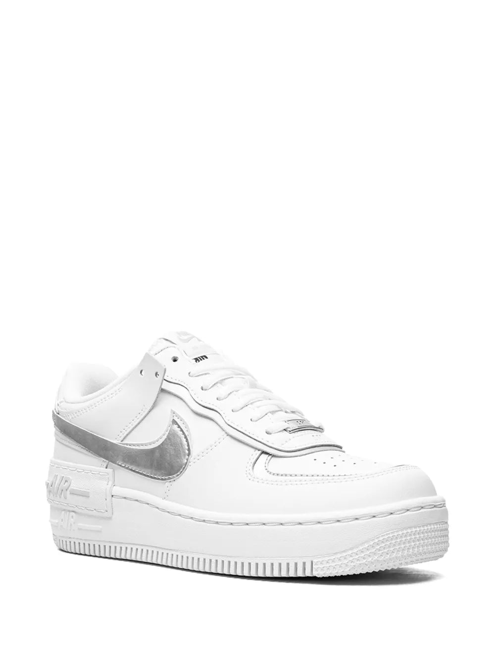 Nike AF1 Shadow "White Metallic Silver" sneakers